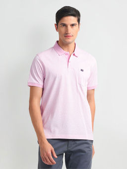 Arrow Sports - Tropical Print Chest Pocket Polo T-Shirt