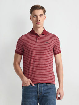 Arrow Sports - Horizontal Stripe Logo Polo T-Shirt