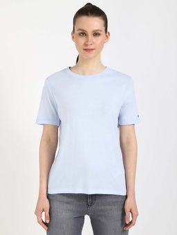 Tommy Hilfiger - Blue Printed Regular Fit T-Shirt