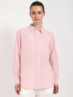 Tommy Hilfiger - Pink Stripes Relaxed Fit Shirt