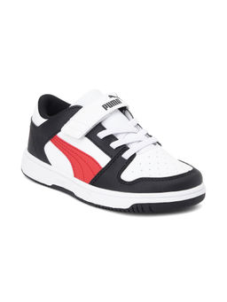 Puma - Rebound Lay-Up Lo V Kids Black Solid Casual Shoes