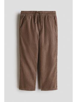 H&M - Boys Brown Lined Corduroy Trousers