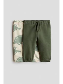 H&M - Boys Multi-Color 2-Pack Brushed-Inside Joggers