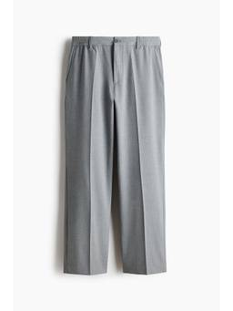 H&M - Men Grey Relaxed Fit Trousers