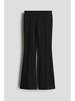 H&M - Girls Black Flared Viscose-Blend Leggings