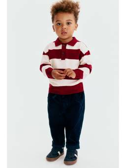 H&M - Boys Red Rugby Polo T-Shirt