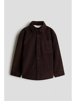 H&M - Boys Brown Cotton Corduroy Shirt