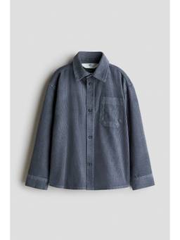 H&M - Boys Blue Cotton Corduroy Shirt