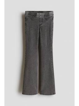 H&M - Girls Grey Flared Denim-Look Jeggings