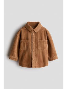 H&M - Boys Brown Cotton Corduroy Shirt