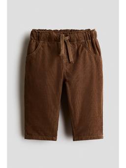 H&M - Boys Brown Cotton Corduroy Jeans