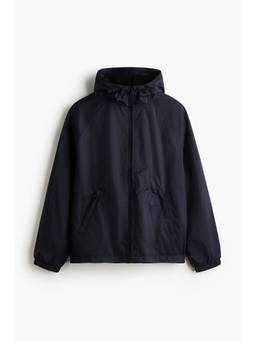 H&M - Men Navy Blue Nylon Windbreaker
