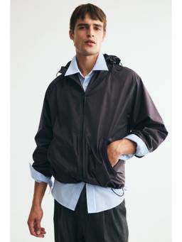 H&M - Men Brown Nylon Windbreaker