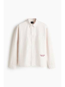 H&M - Men White Relaxed Fit Oxford Shirt