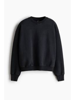 H&M - Men Black Oversized Fit Cotton Sweatshirt