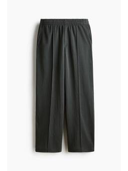 H&M - Men Grey Relaxed Fit Interlock Trouser
