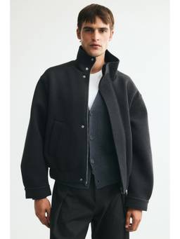 H&M - Men Grey Scuba Blouson Jacket