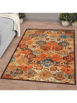 Story@Home - Ethnic Grunge Pattern Rug- Multicolor