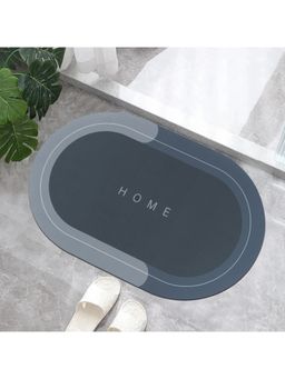 Story@Home - Nappa Leather Navy Blue Solid Encore Doormat