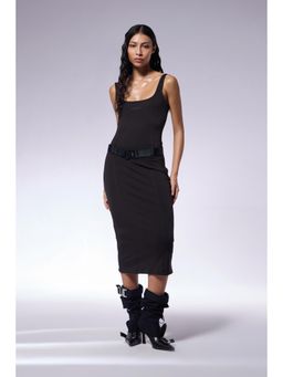 CILVR - Athleisure Belted Jersey Dress