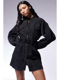 CILVR - Charcoal Black Trucker Dress (Set of 2)