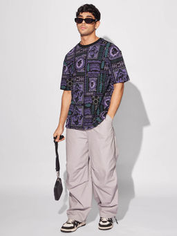 The Souled Store - Official Black Panther Wakanda Tribe Oversized T-Shirt