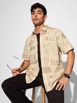 The Souled Store - Official Iron Man Marvel News Holiday Shirt