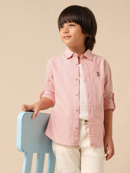 U.S. POLO ASSN. - Kids Boys Solid Oxford Shirt