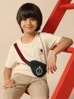 U.S. POLO ASSN. - Kids Boys Solid Regular Fit T-Shirt