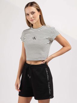 Calvin Klein - Striped Regular Fit Cotton T-Shirt