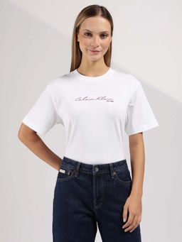 Calvin Klein - Solid Relaxed Fit Cotton T-Shirt
