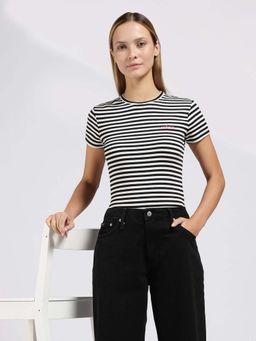 Calvin Klein - Striped Slim Fit Cotton T-Shirt