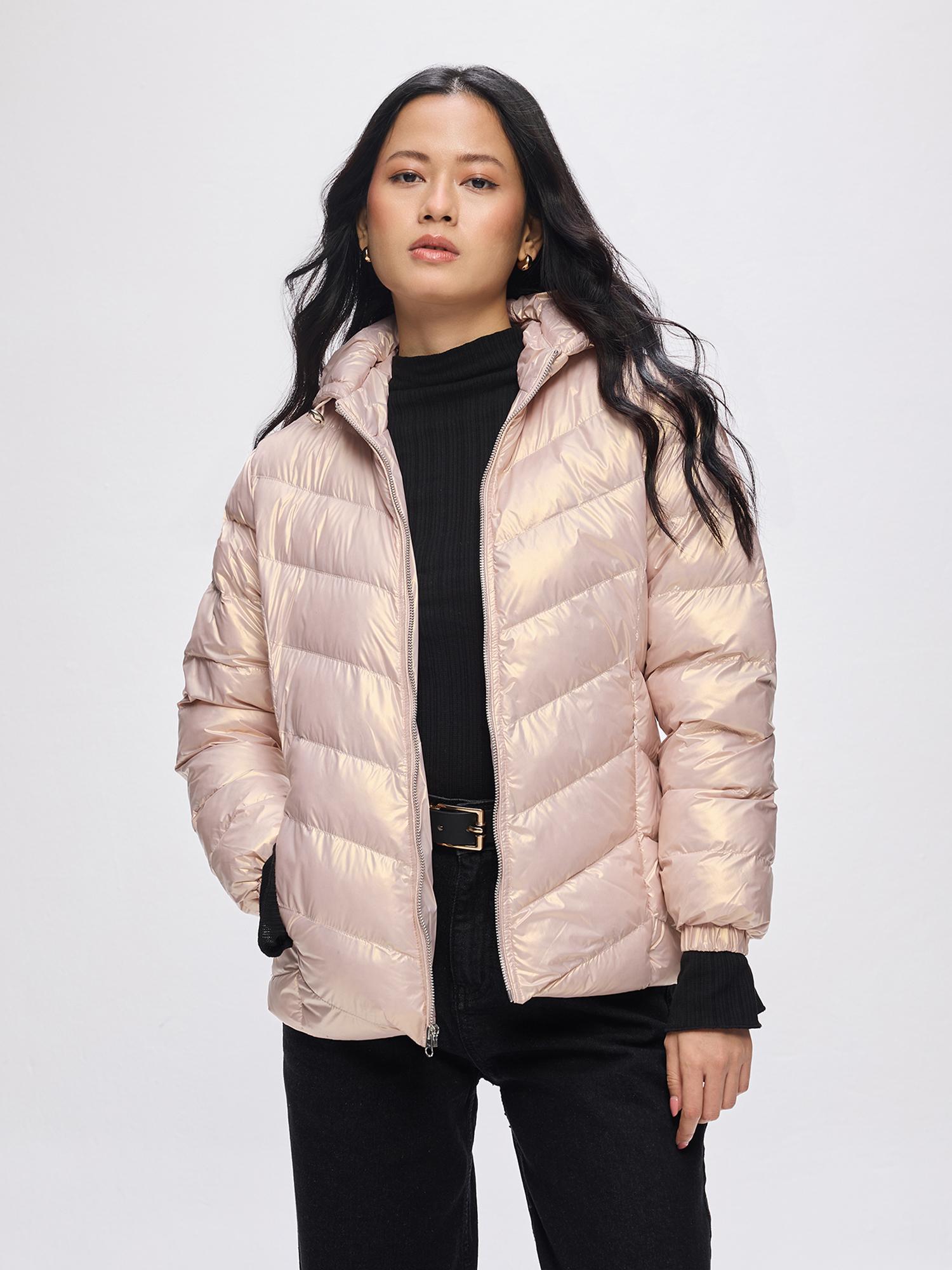 fort collins Womens Pink Regular Length Puffer Jacket-picture-21