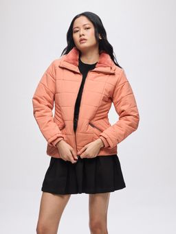 Fort Collins - Womens Peach Regular Length Puffer Jacket