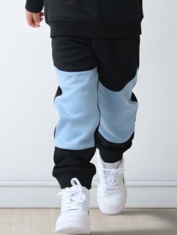 ANTHRILO - Black Blue Interlock Boys Jogger