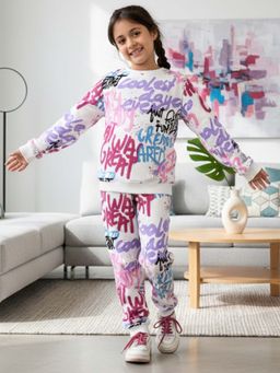 ANTHRILO - Create Art Warm Fleece Sweatshirt with Joggers (Set of 2)