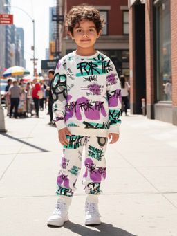 ANTHRILO - Ready for That Round Sweatshirt with Joggers (Set of 2)