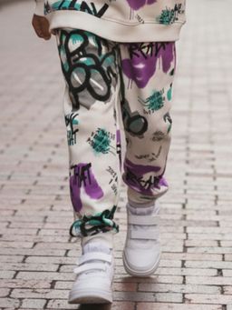 ANTHRILO - Ready for That Fleece Girls Joggers - White