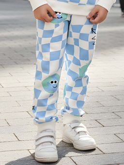 ANTHRILO - Blue Printed Joggers