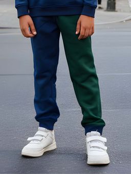 ANTHRILO - Navy Blue Colorblock Joggers