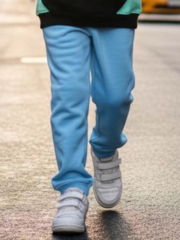 ANTHRILO - Blue Solid Joggers