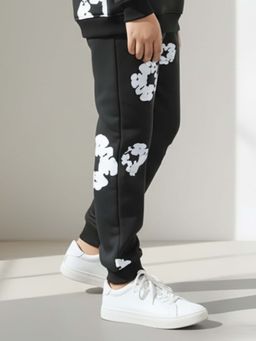 ANTHRILO - Black Printed Joggers