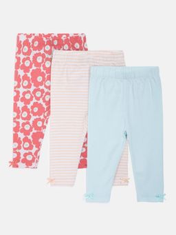 MINI KLUB - Girls Multi-Color Leggings (Pack of 3)