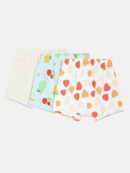MINI KLUB - Girls Multi-Color Shorts (Pack of 3)