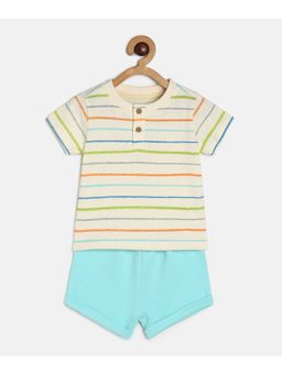 MINI KLUB - Boys Blue T-Shirt and Bottom (Set of 2)