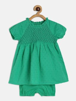 MINI KLUB - Girls Green Dress (Set of 2)