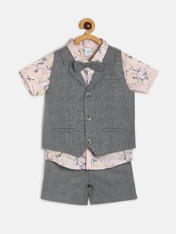 MINI KLUB - Kids Boys Pink Coordinate (Set of 4)