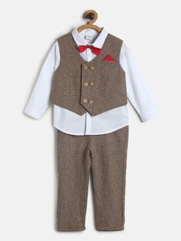 MINI KLUB - Boys Brown Coordinate (Set of 4)
