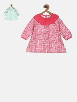 MINI KLUB - Girls Multi-Color Dress (Pack of 2)
