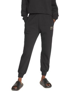Hunnit - Black Solid Comfortable Fit Joggers